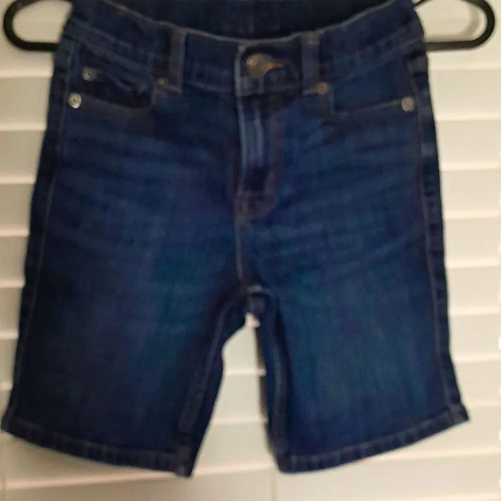 OshKosh B'gosh Girls Size 10 Blue Denim Bermuda Shorts 8